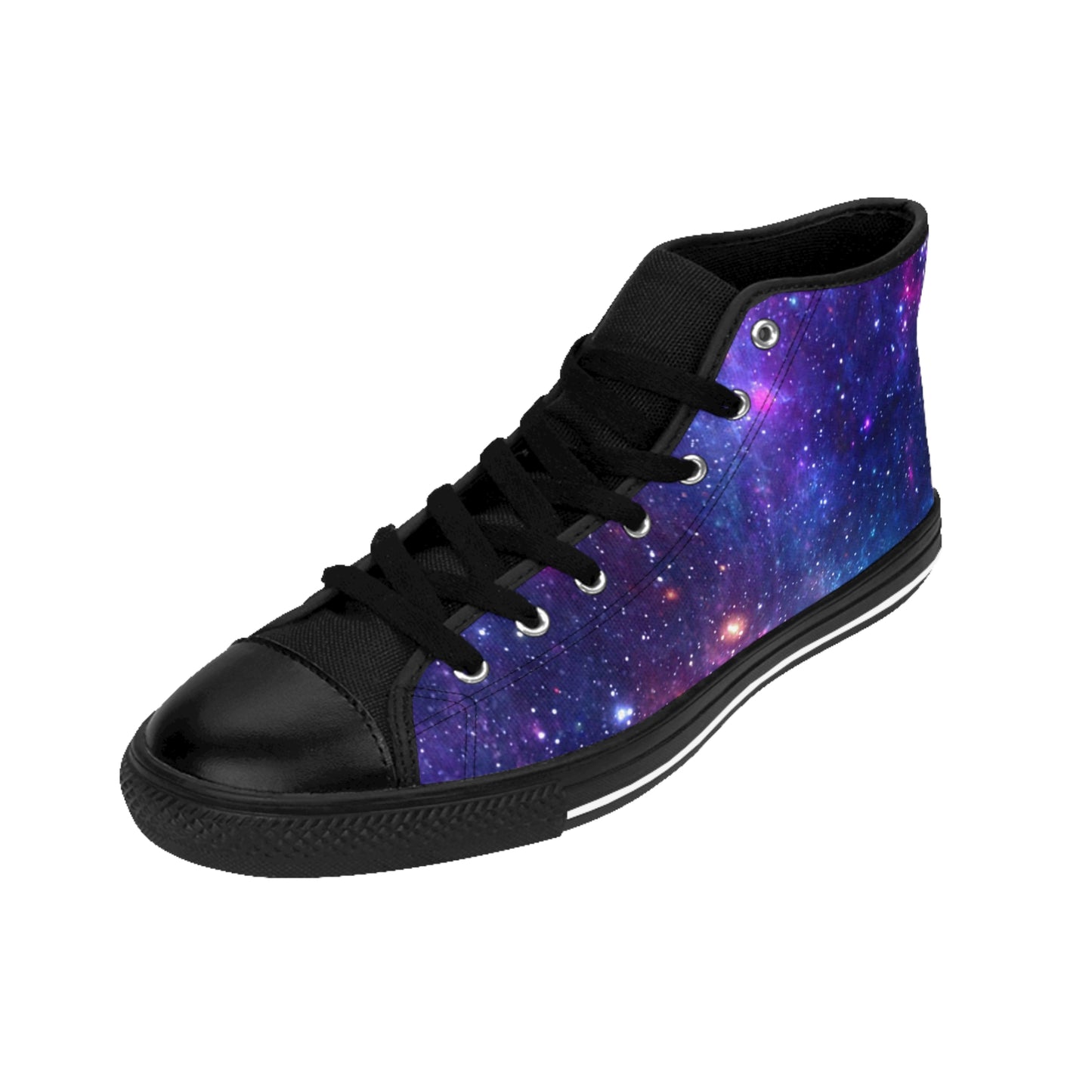 Purple Beyond the Stars Outer Space Out of this World Women's Classic Sneakers