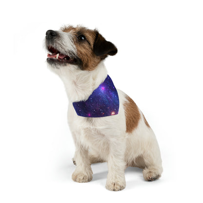 Purple Beyond the Stars Outer Space Out of this World Pet Bandana Collar