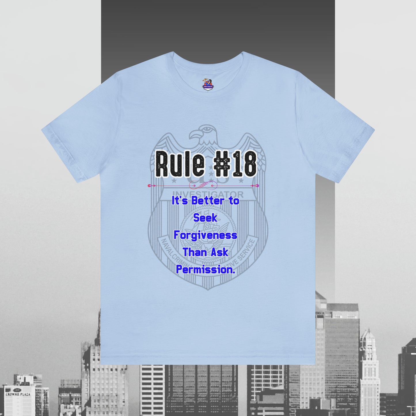 Rules of Gibbs #18 Its's Better to seek Forgiveness, than ask permission Unisex Jersey Short Sleeve Tee