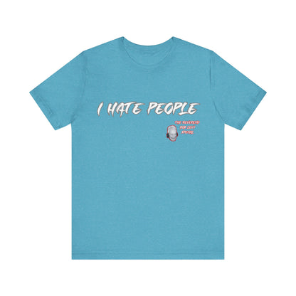 "Embrace the Grump: Reverend Bob Levy's 'I Hate People' Tee" Unisex Jersey Short Sleeve Tee #Skoal