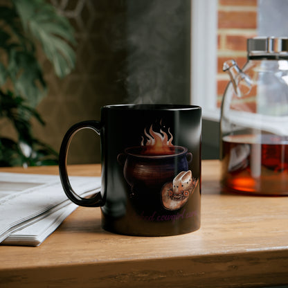 Wicked Cowgirl Curse position 11oz Black Mug