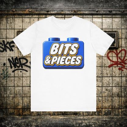 Bits & Pieces Graphic Tee One Size Fits All… Jokes?”