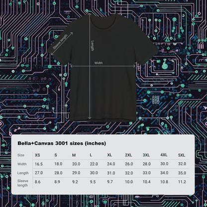 The Future is now Cyber Punk Guy Unisex Jersey Short Sleeve Tee