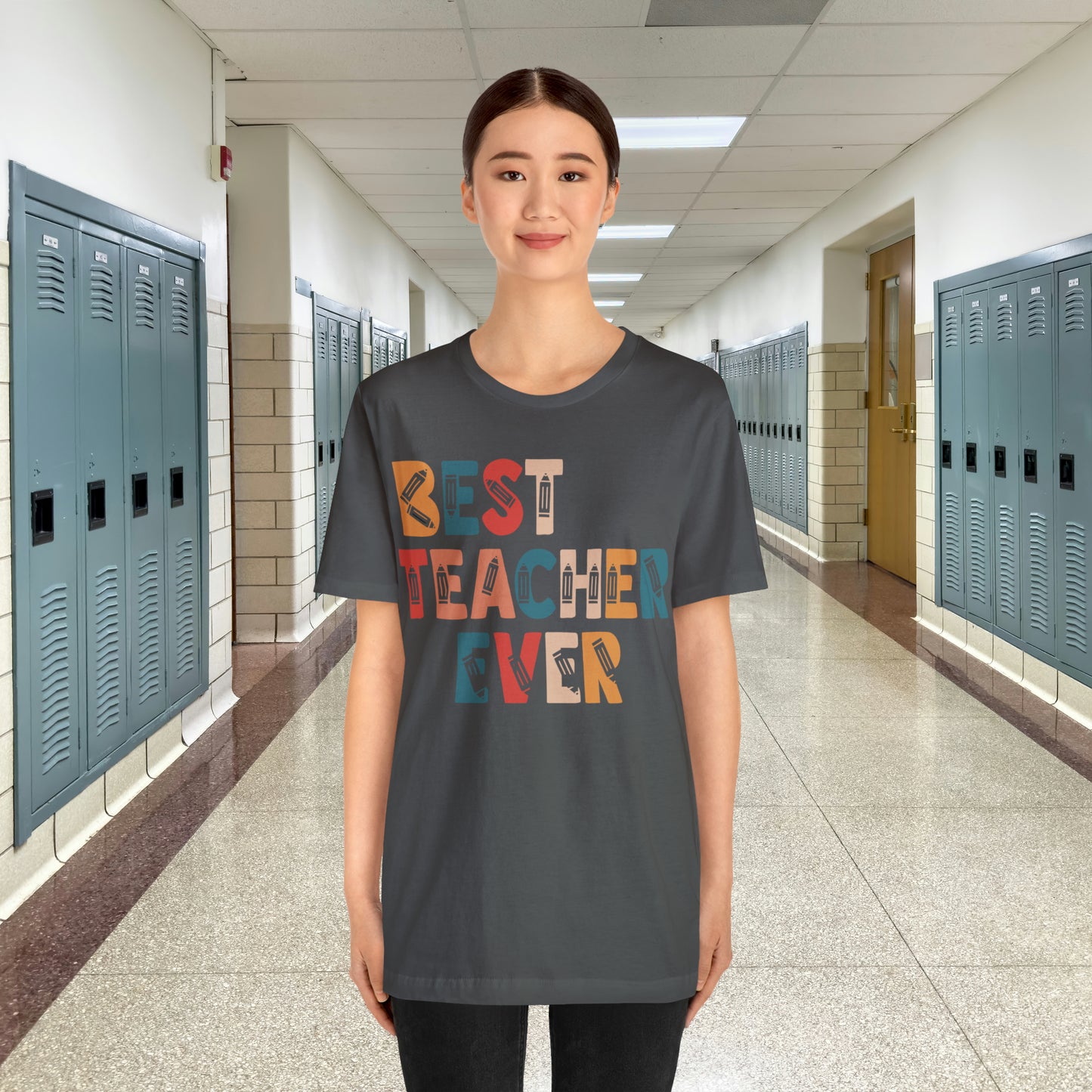 Best Teacher Ever Unisex Jersey Short Sleeve Tee