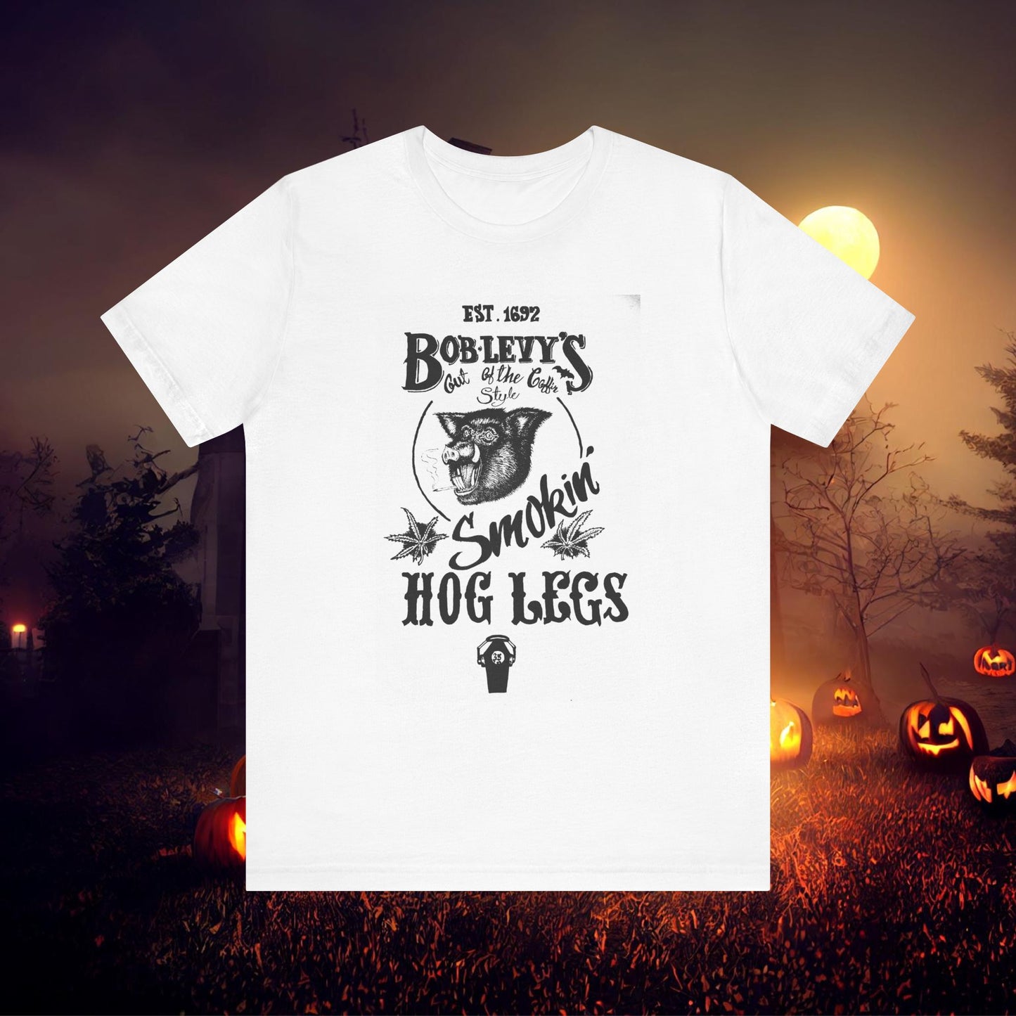 Smokin Hog Legs from Space Chief Designs Jersey Tee #levyverse Comedy In Multiple Sizes