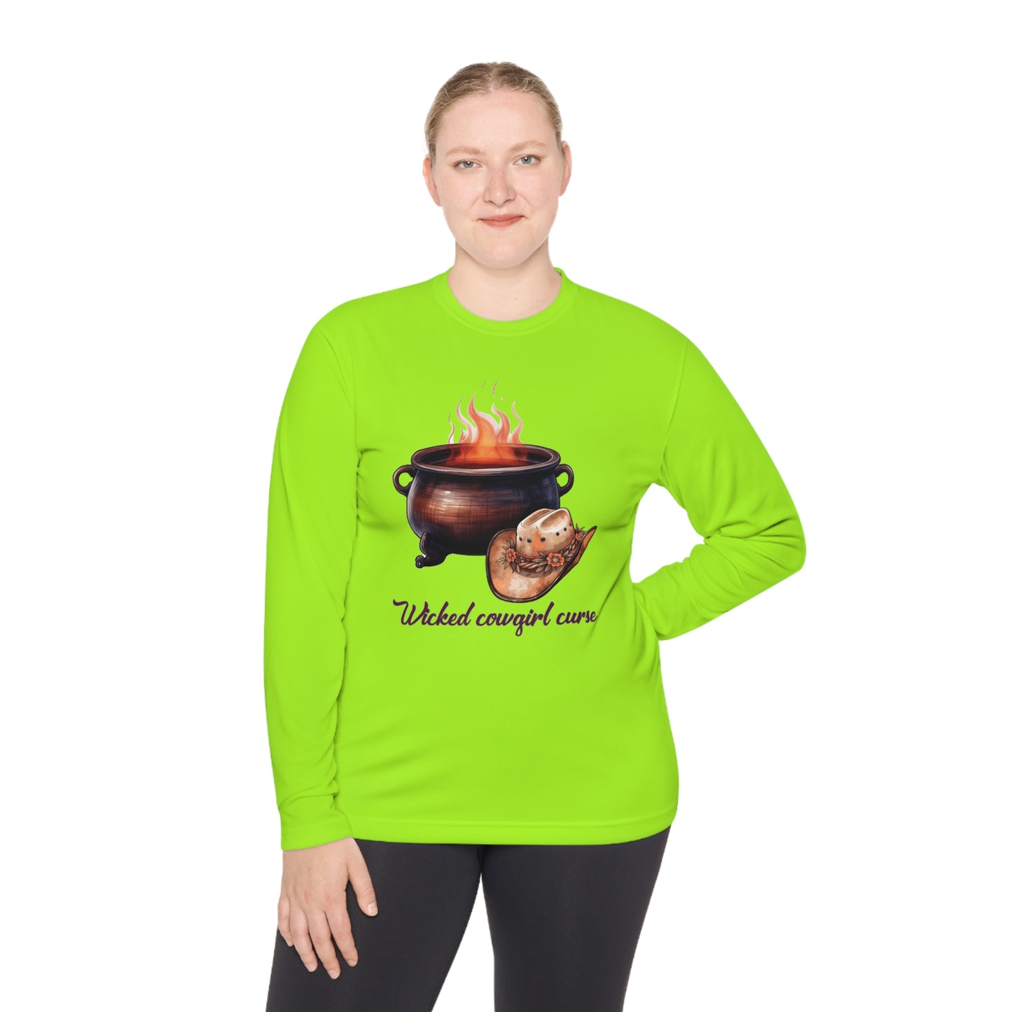 Wicked Cowgirl Curse Unisex Lightweight Long Sleeve Tee