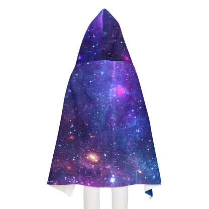 Purple Beyond the Stars Outer Space Out of this World Youth Hooded Towel