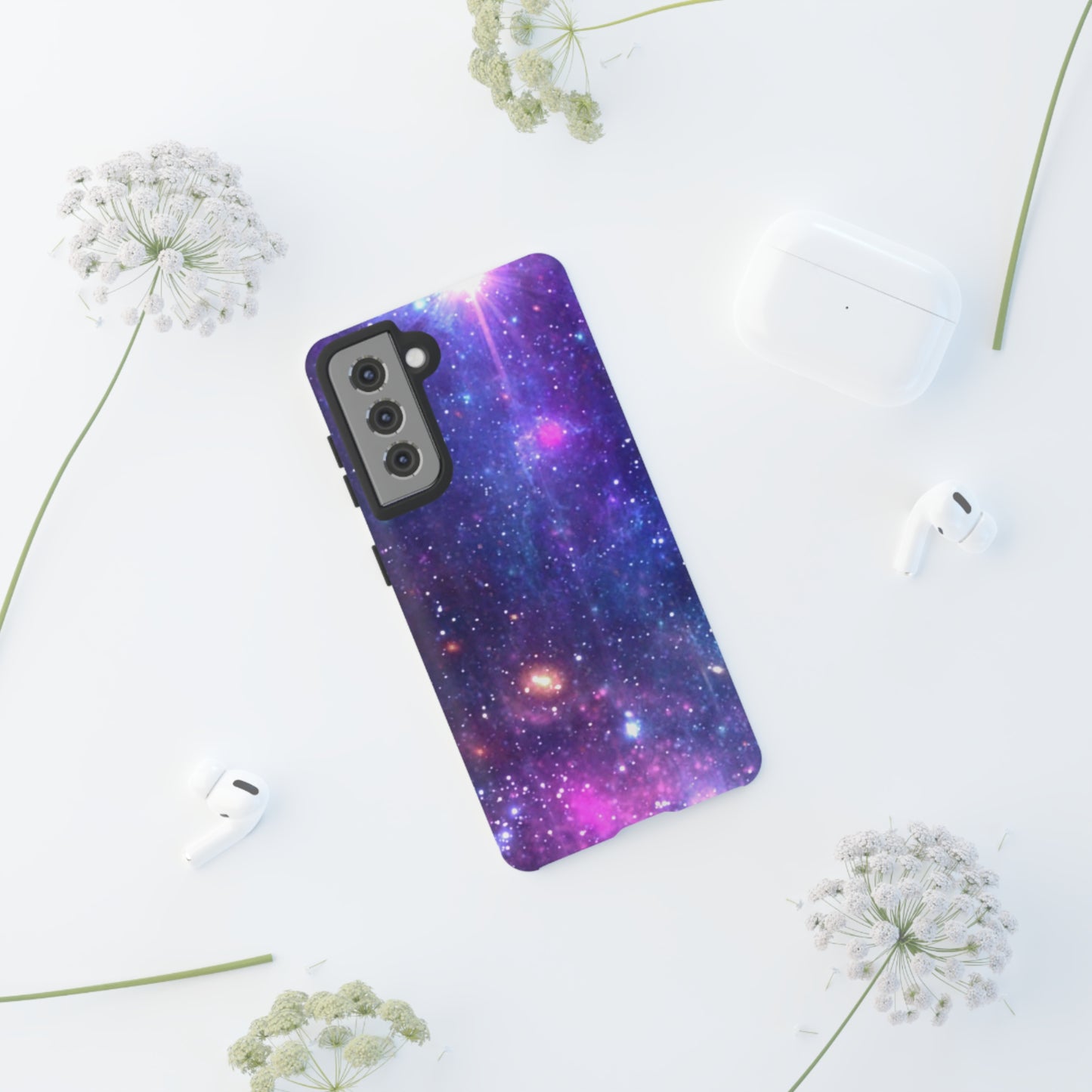 Purple Beyond the Stars Outer Space Out of this World Tough Cases (iPhone, Google, Samsung)