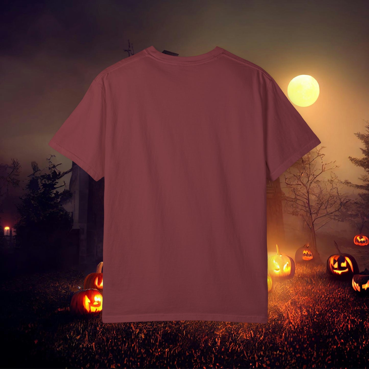 Cowboy Pumpkin Retro Groovy Halloween Unisex Garment-Dyed T-shirt Gifts for Him Gifts for Her