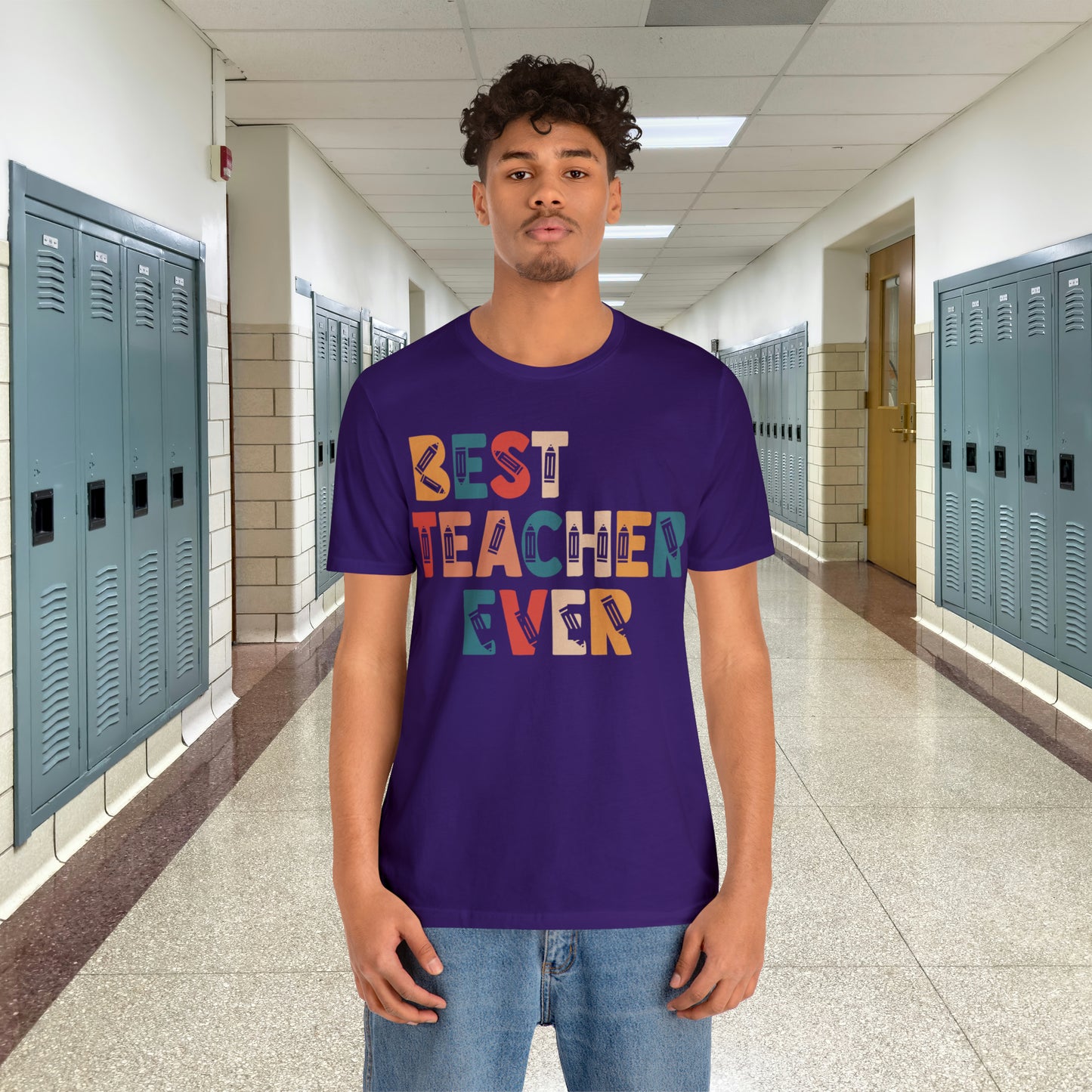 Best Teacher Ever Unisex Jersey Short Sleeve Tee