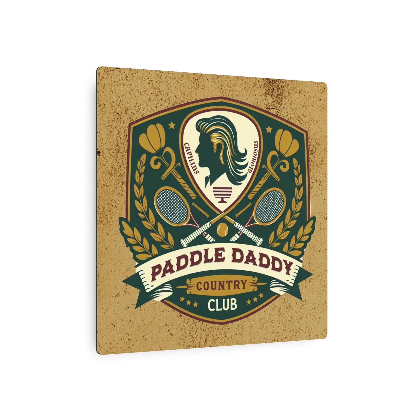 Paddle Daddy Country Club Metal Art Sign,For Walls That Deserve Membership, Wall Art, Man Cave Sign, Father's Day Decoration