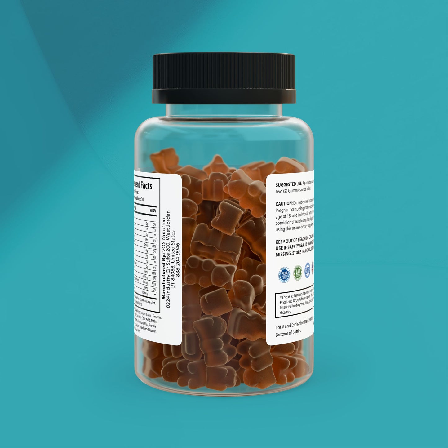 DirkX Collagen Gummies: Strength, Beauty, and Vitality in Every Bite! Collagen (60 Gummies)