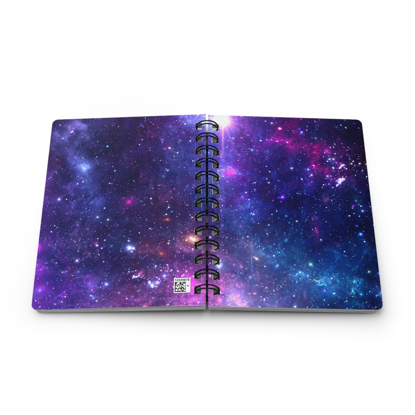 Purple Beyond the Stars Outer Space Out of this World Spiral Bound Journal