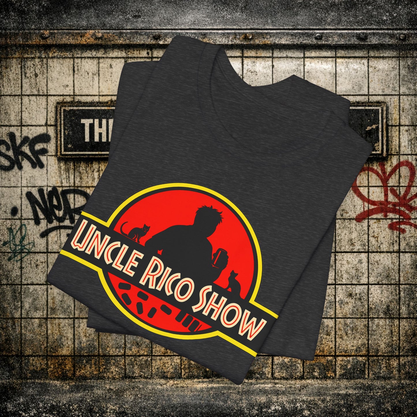Uncle Rico Show T-Shirt — Retro Jurassic Parody Tee