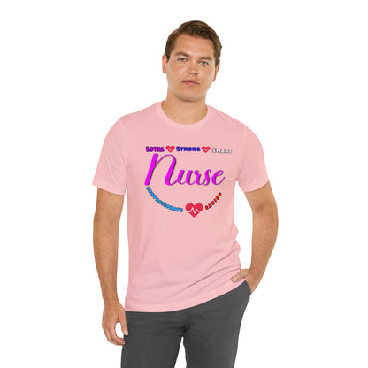 Comfy and Cozy Nurse Bella+Canvas 3001 Jersey T-Shirt: Perfect Gift for Nurses and Nursing Students, Soft Fabric, Various Sizes Available