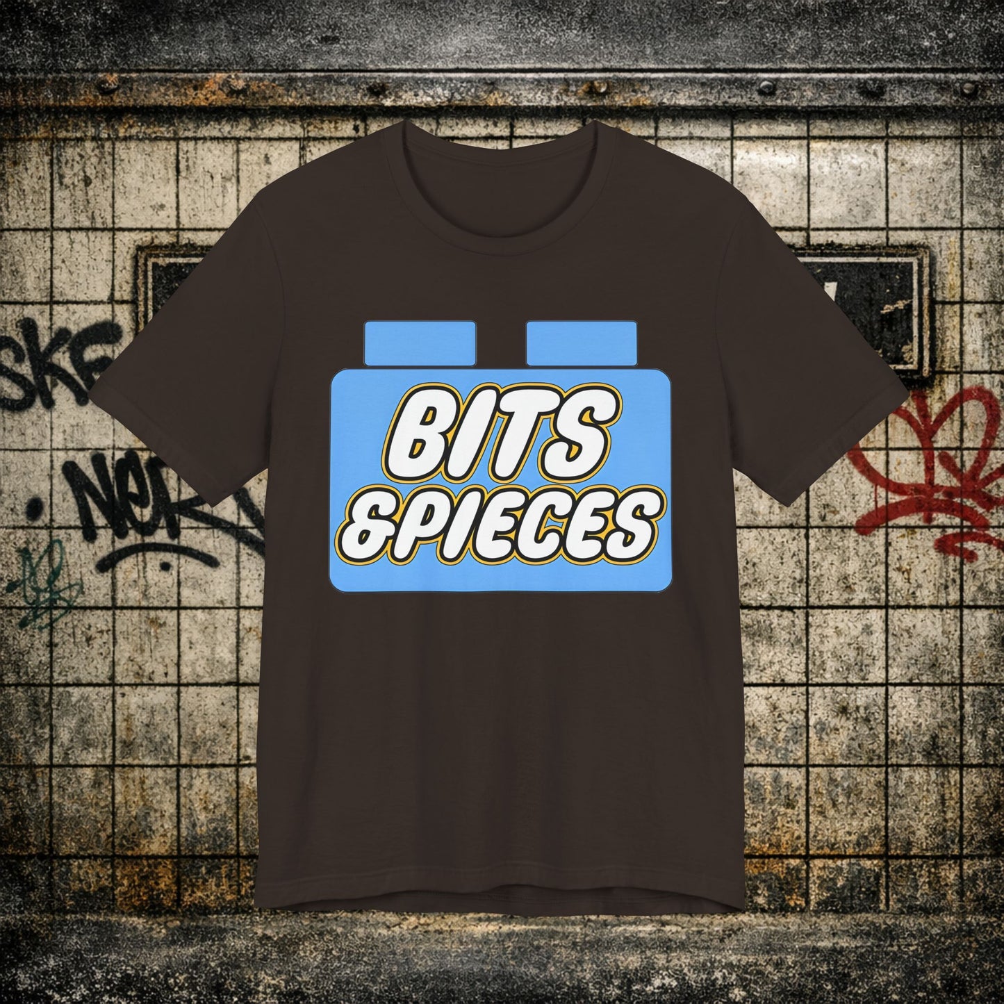 Bits & Pieces Graphic Tee One Size Fits All… Jokes?”