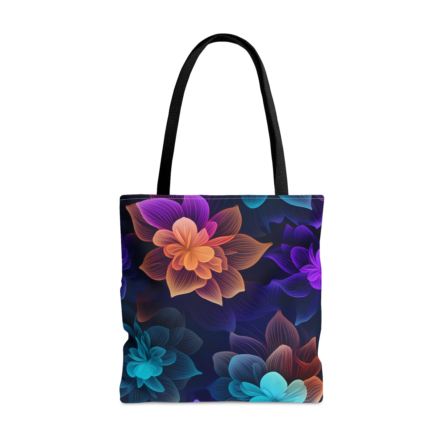 Playful Neon Garden All Over Print Tote Bag