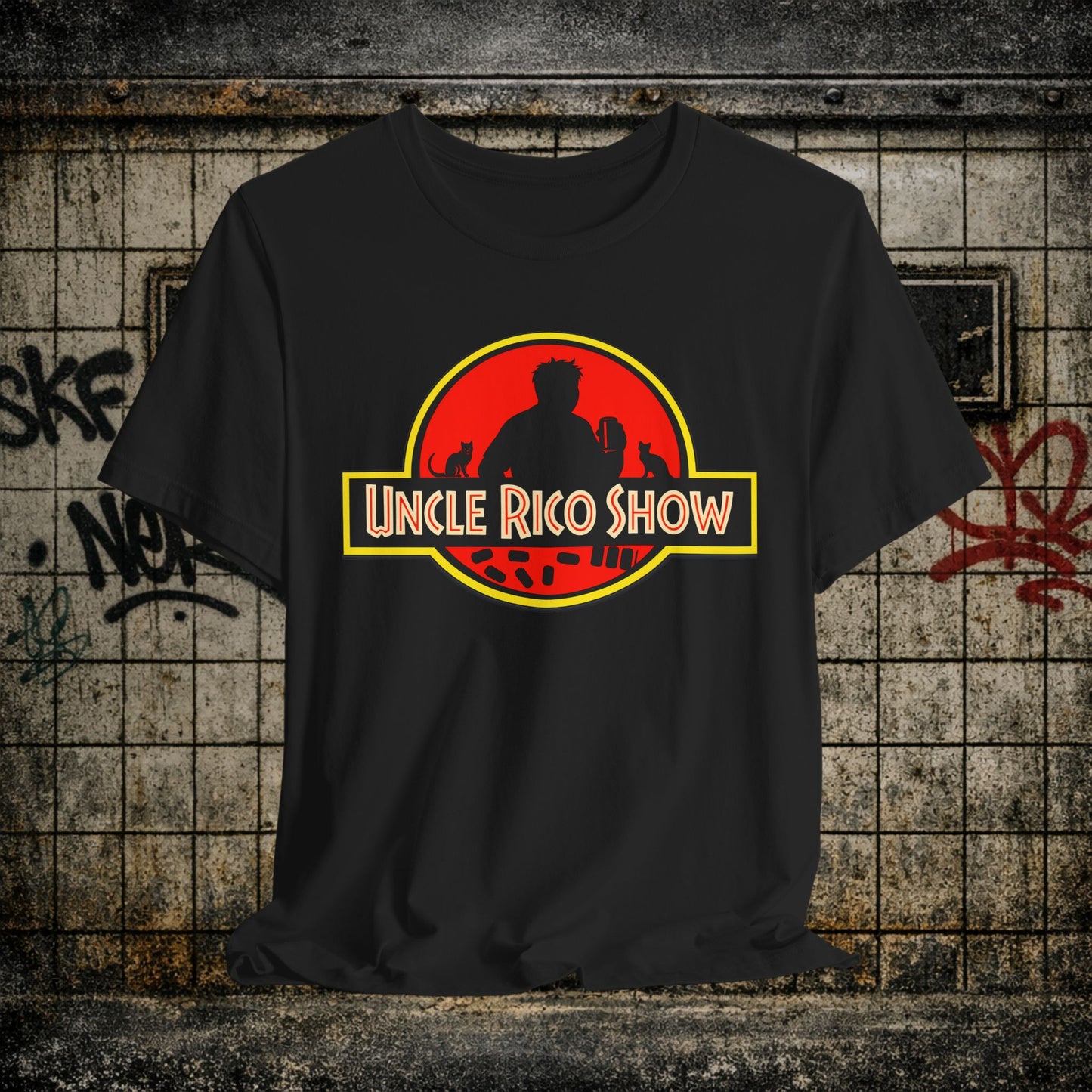 Uncle Rico Show T-Shirt — Retro Jurassic Parody Tee
