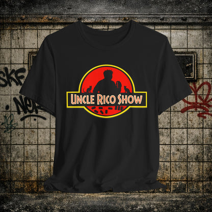 Uncle Rico Show T-Shirt — Retro Jurassic Parody Tee