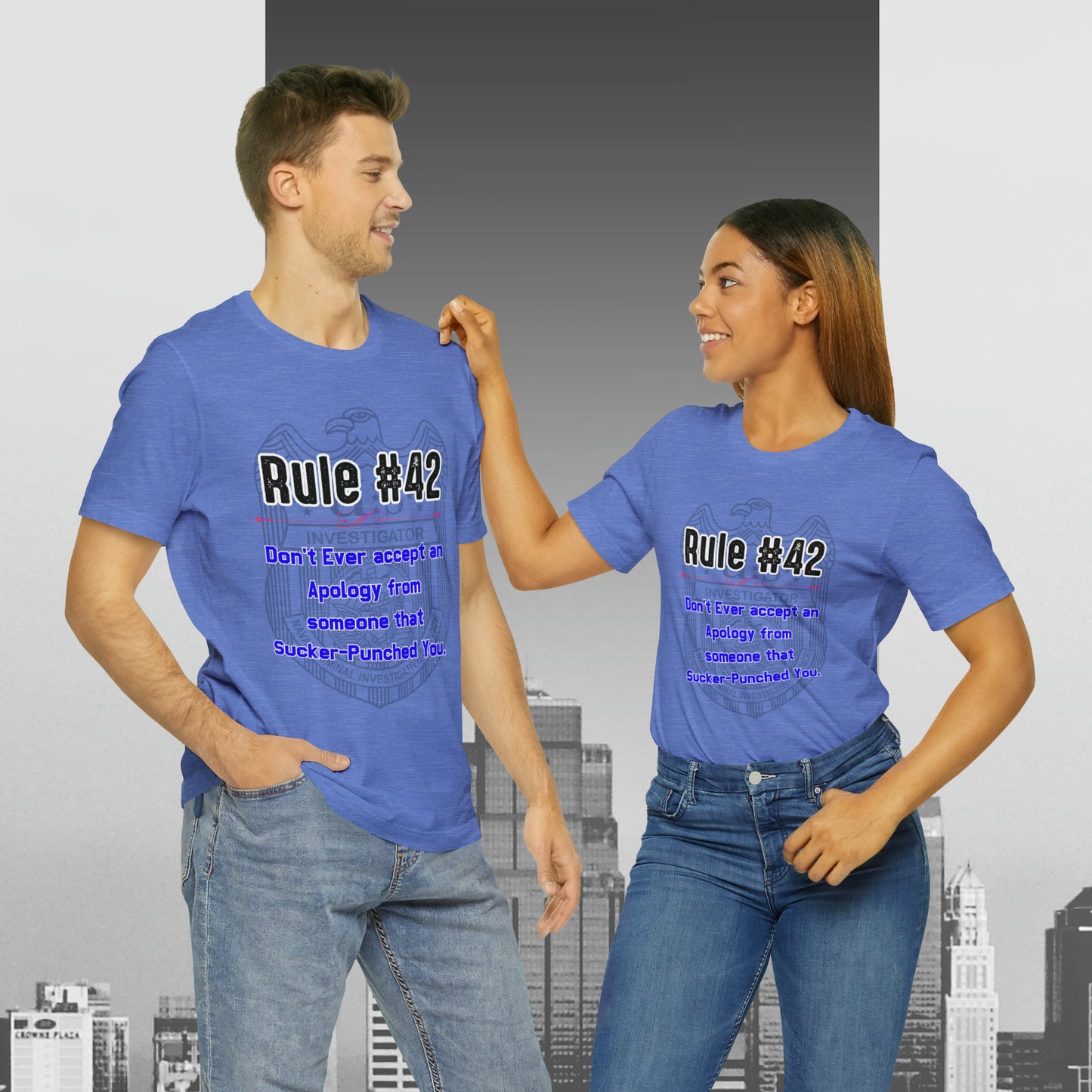 Rules of Gibbs #42 Don't Ever accept an Apology Unisex Jersey Short Sleeve Tee