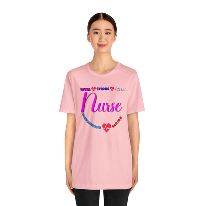 Comfy and Cozy Nurse Bella+Canvas 3001 Jersey T-Shirt: Perfect Gift for Nurses and Nursing Students, Soft Fabric, Various Sizes Available