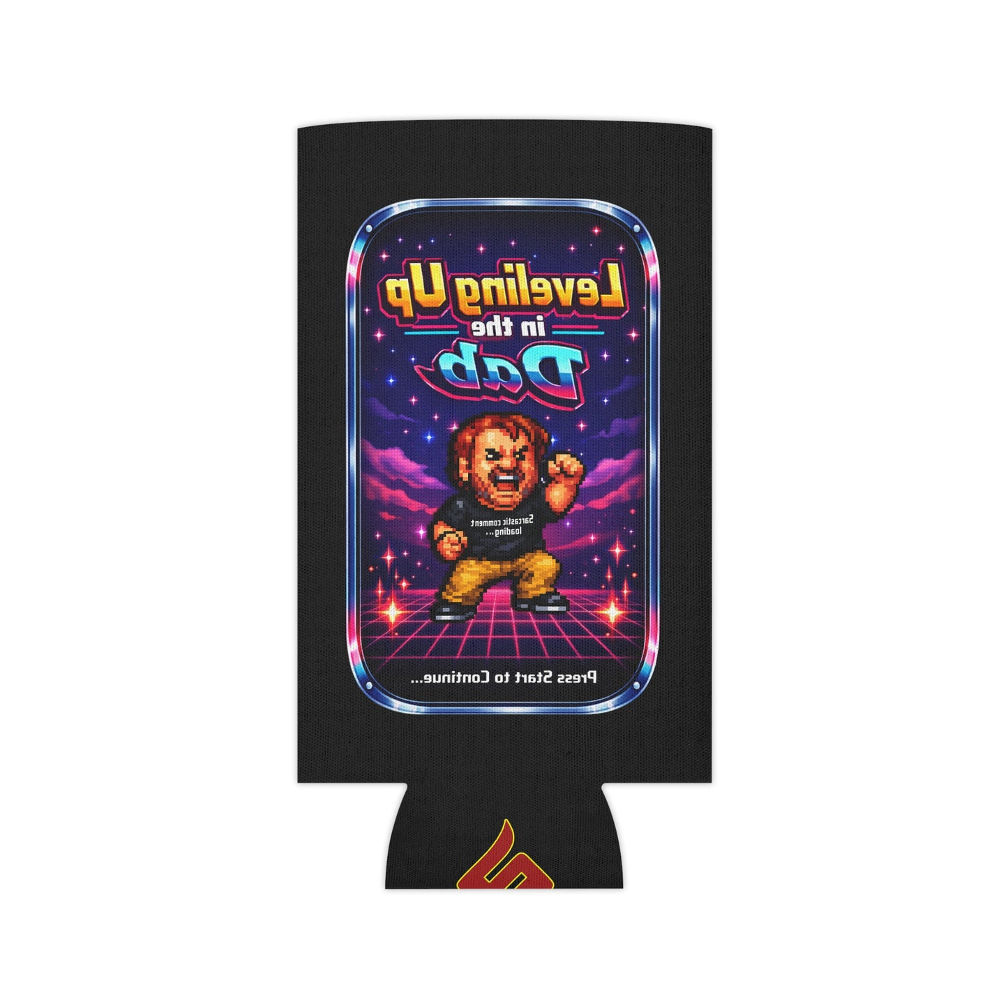 Leveling Up in the Dab Retro  Drink Koozie