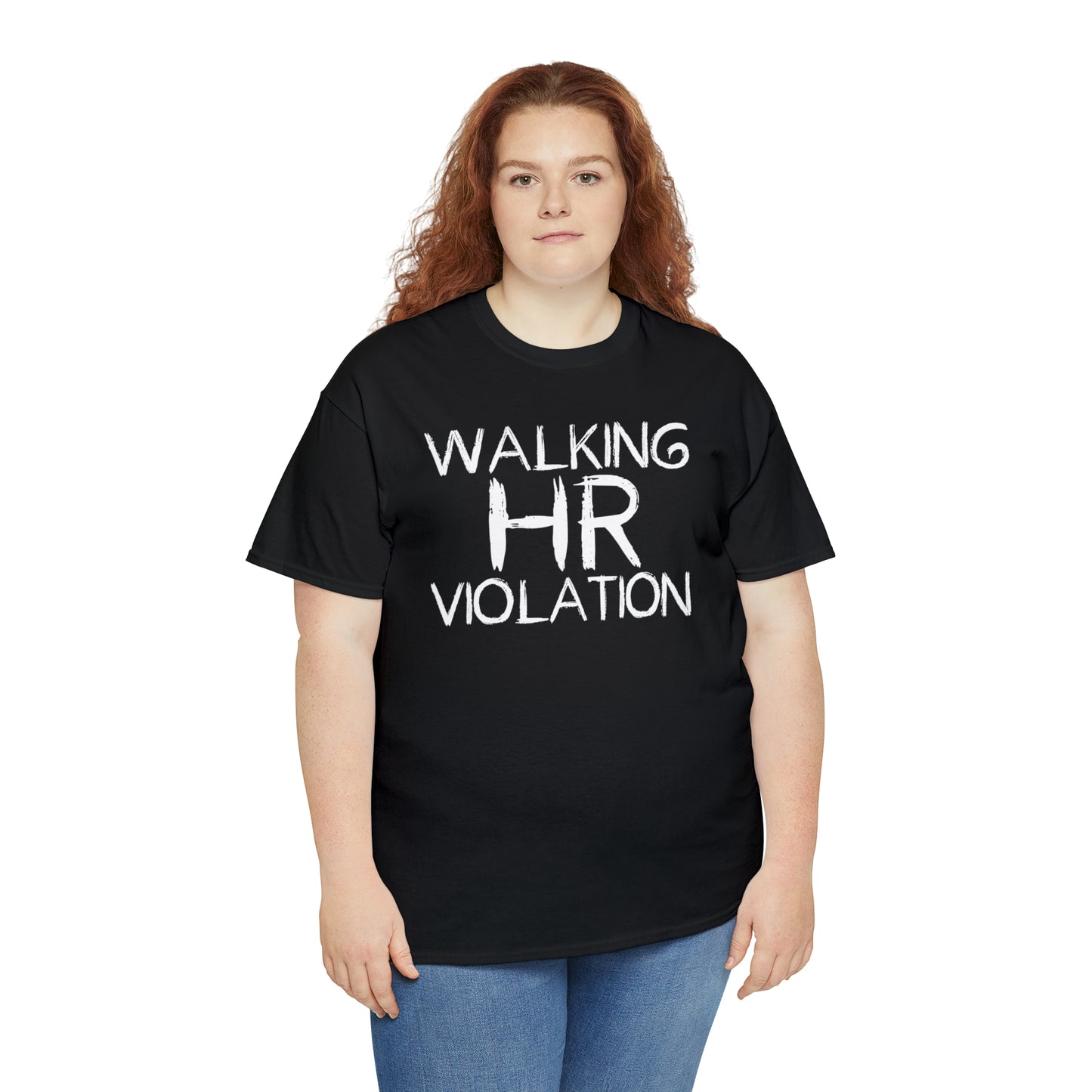 Walking HR Violation Unisex Heavy Cotton Tee