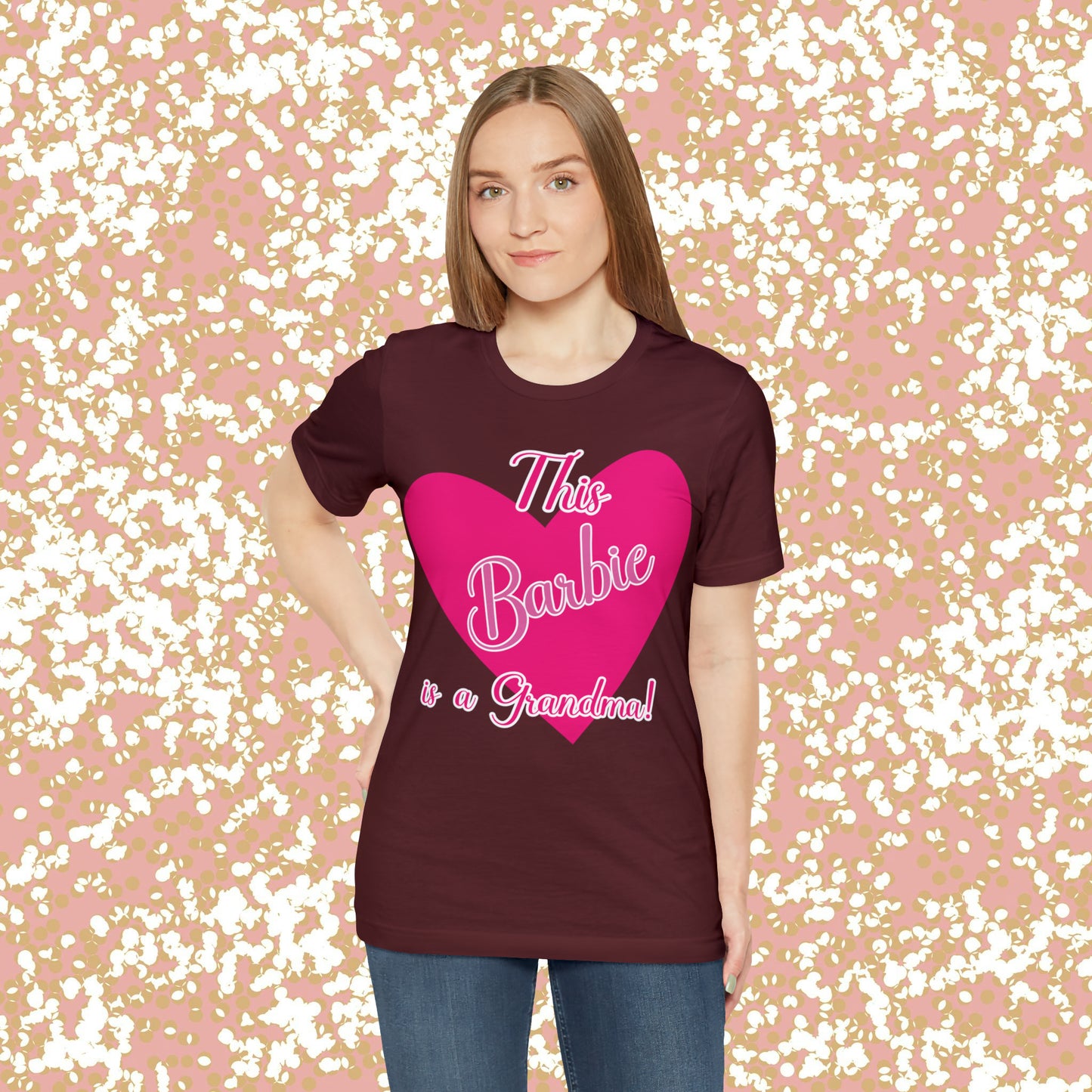 This Barbie is a Grandma Unisex Jersey Short Sleeve Tee