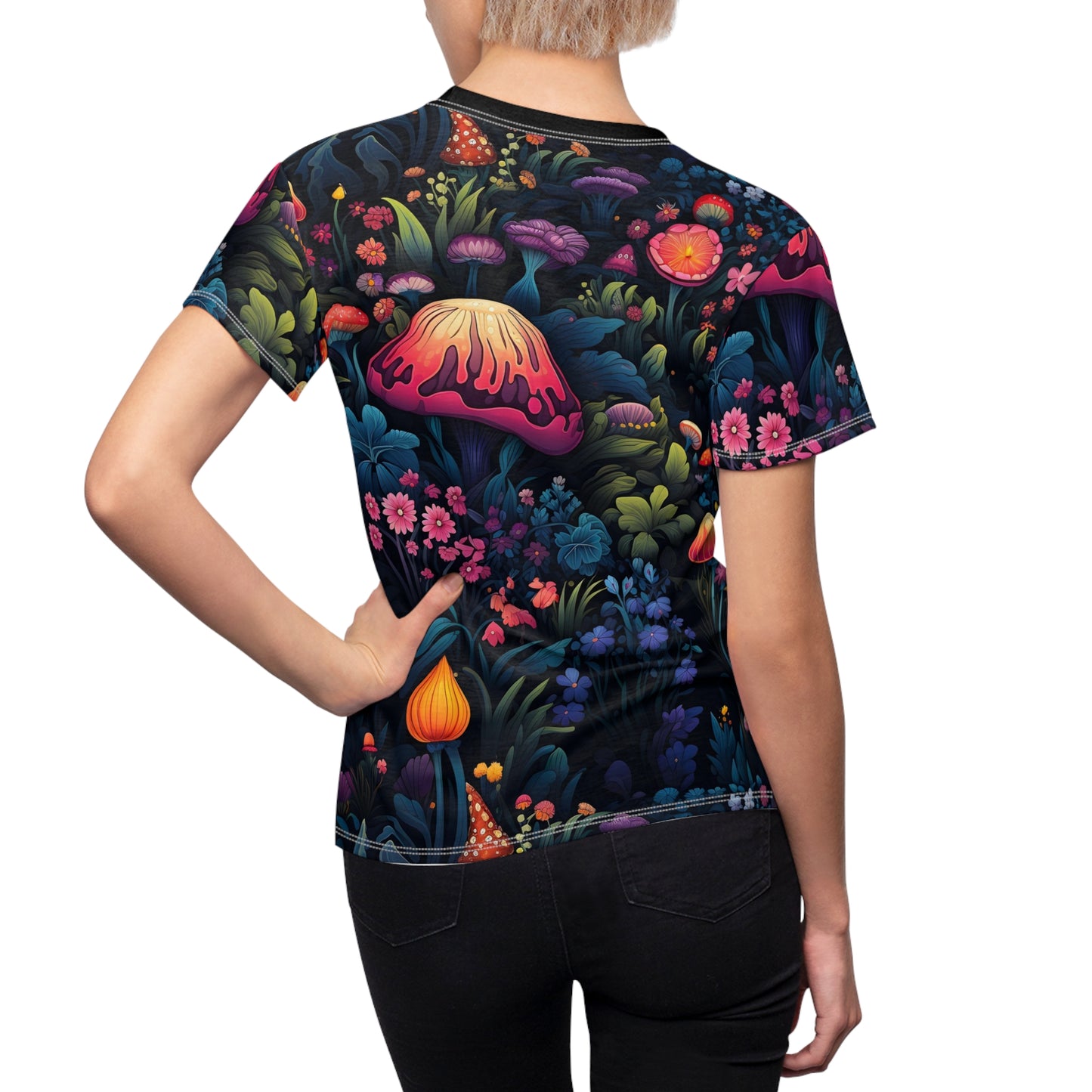 Fairy Tale Magical Forest Women's Cut & Sew Tee (AOP)