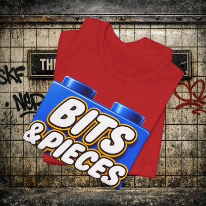 Bits & Pieces Graphic Tee One Size Fits All… Jokes?”