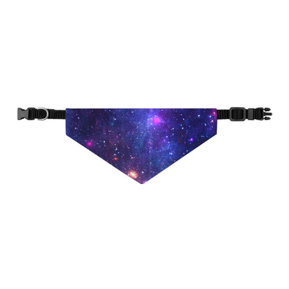 Purple Beyond the Stars Outer Space Out of this World Pet Bandana Collar