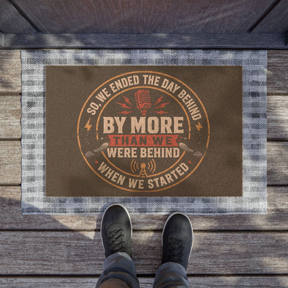 “The Minnesota Mic‑Pretender Work Boot Door Mat— As Tough As His Radio Act Isn’t”