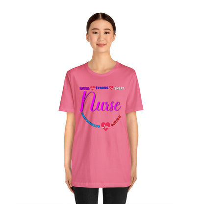Comfy and Cozy Nurse Bella+Canvas 3001 Jersey T-Shirt: Perfect Gift for Nurses and Nursing Students, Soft Fabric, Various Sizes Available