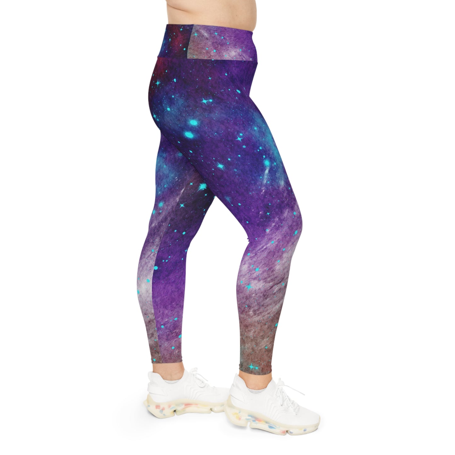 Outer Space Out of this WorldPlus Size Leggings (AOP)