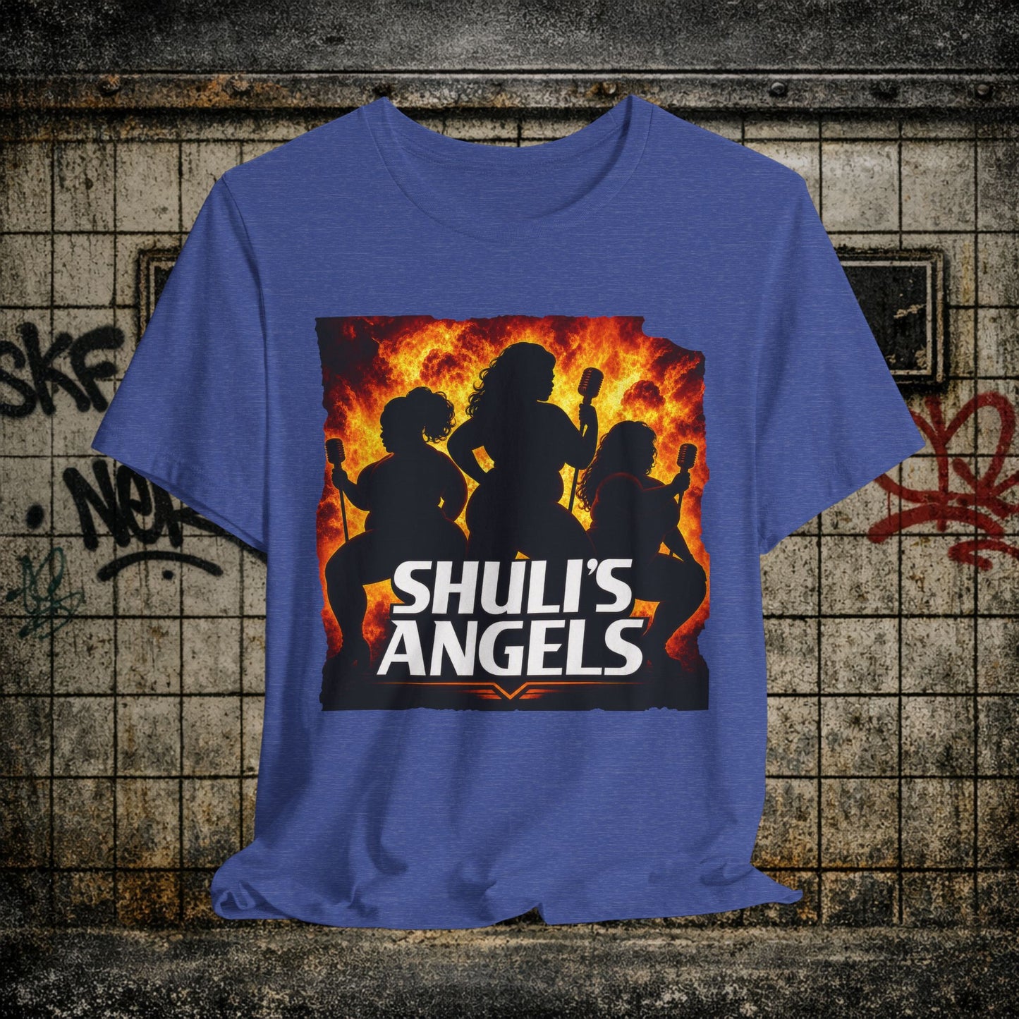 Shuli’s Angels: Operation Laugh & Disorder Graphic Tee — Retro Silhouette Vibe Shirt
