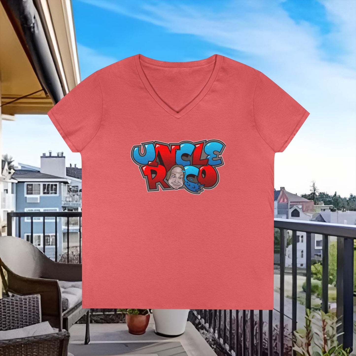 The Uncle Rico Show Lady Dabblers Special Edition Ladies' V-Neck T-Shirt