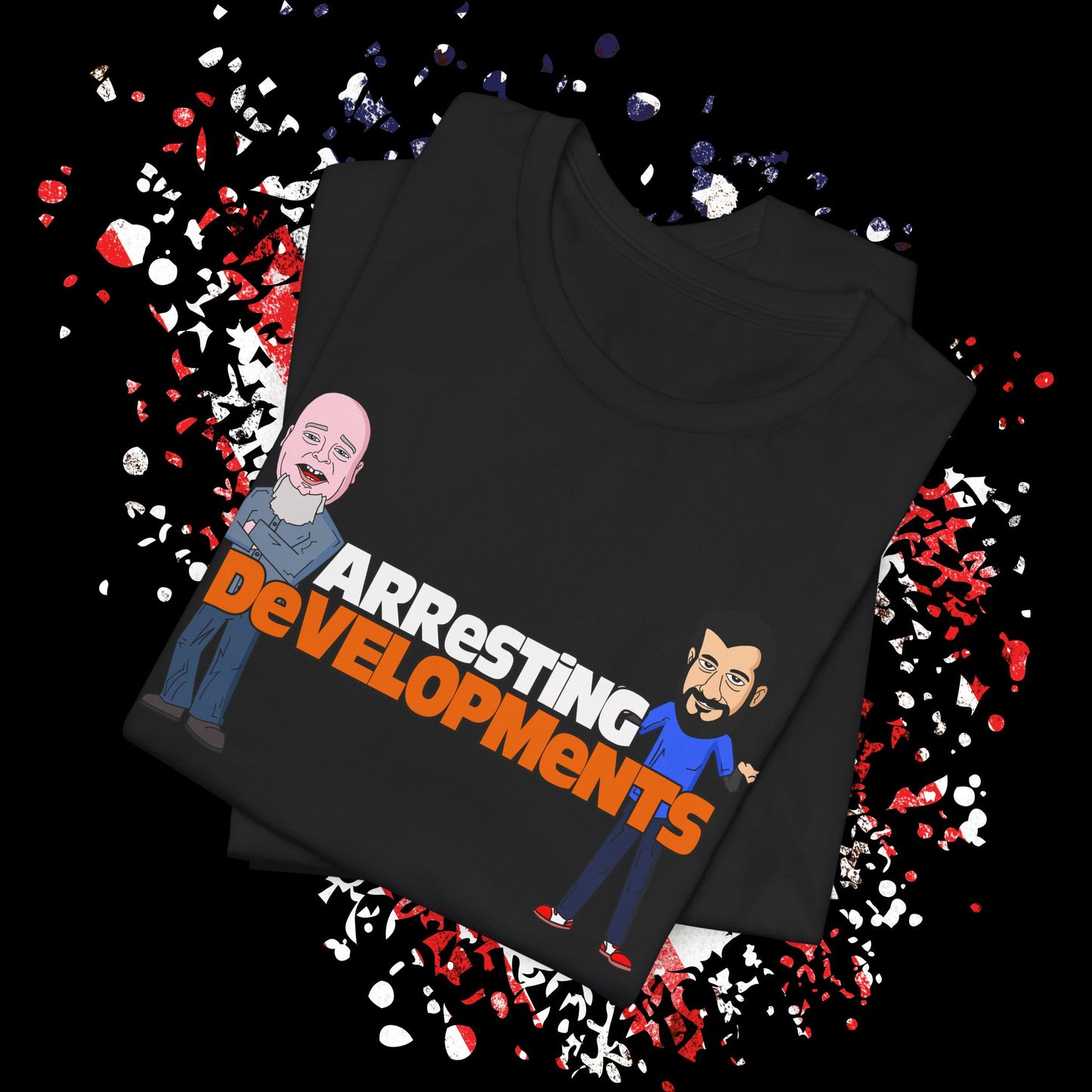 Arresting Developments Tee - Unisex Jersey Short Sleeve Shirt, Funny Graphic Tee, Gift for Detectives, Crime Show Lovers, Casual Wear