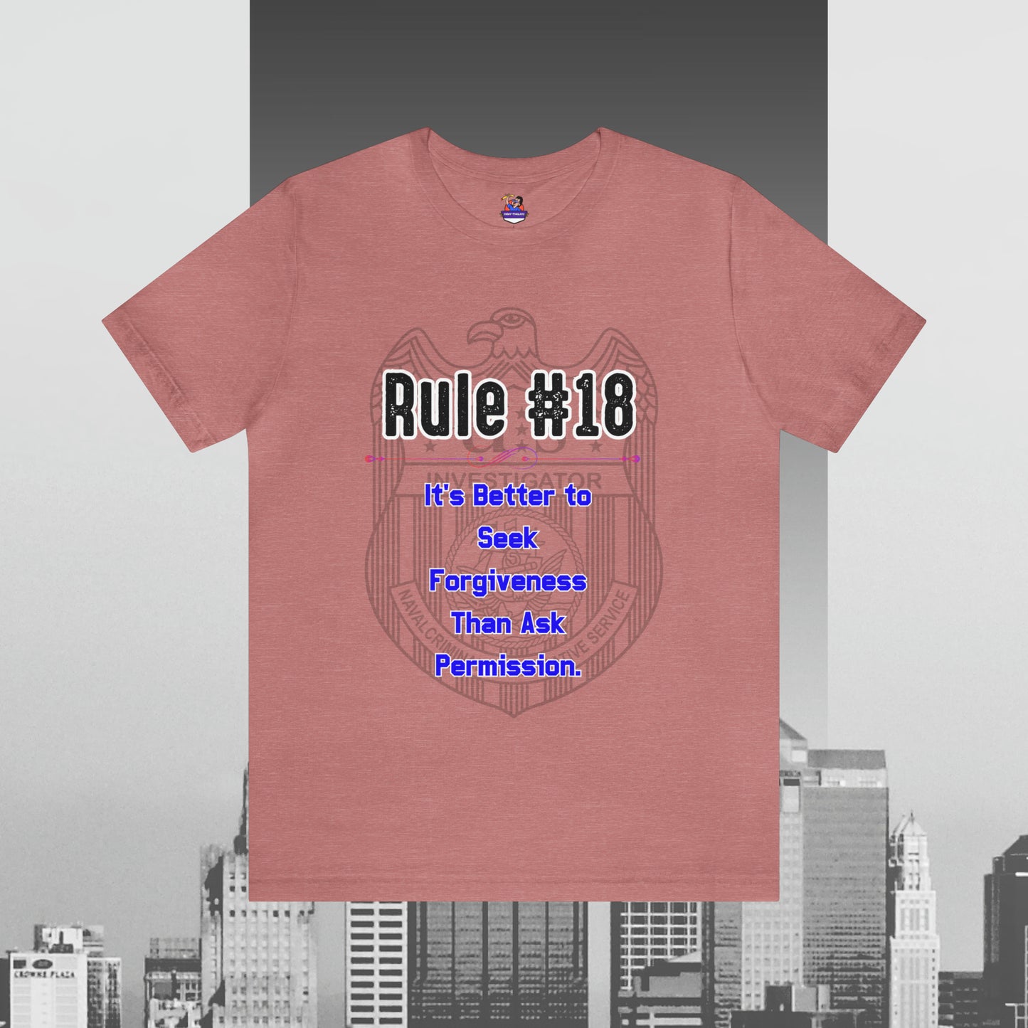 Rules of Gibbs #18 Its's Better to seek Forgiveness, than ask permission Unisex Jersey Short Sleeve Tee