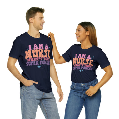 Comfy and Stylish Bella+Canva 3001 Nurse T-Shirt: Perfect Gift for Professionals & Nursing Students, Soft Fabric, Various Sizes Available