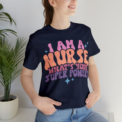 Comfy and Stylish Bella+Canva 3001 Nurse T-Shirt: Perfect Gift for Professionals & Nursing Students, Soft Fabric, Various Sizes Available