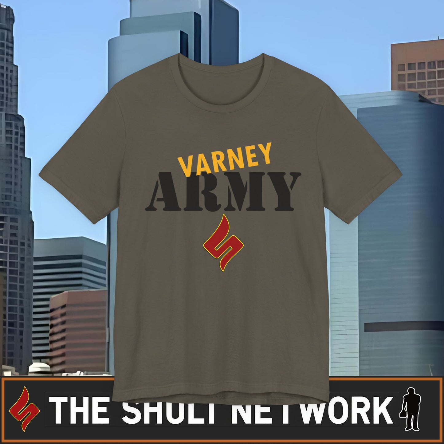 Varney Army T-Shirt — The Shuli Network Support Tee