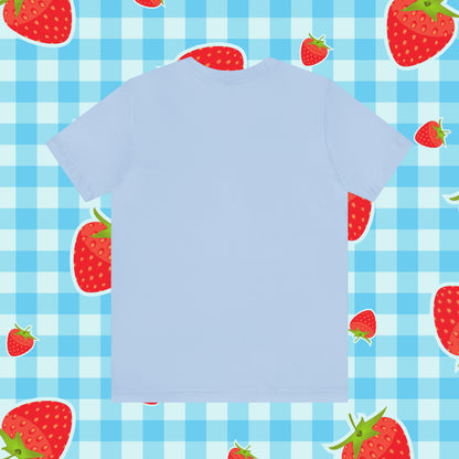 Sarcastic Elegance: Vintage Pink Pinup Girl "Sugar and Spice" on a Bella+Canva 3001 Unisex Jersey T-Shirt - A Must-Have Gift for her