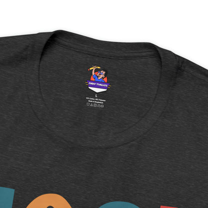 Colorful Good Vibes Only Unisex Jersey Short Sleeve Tee