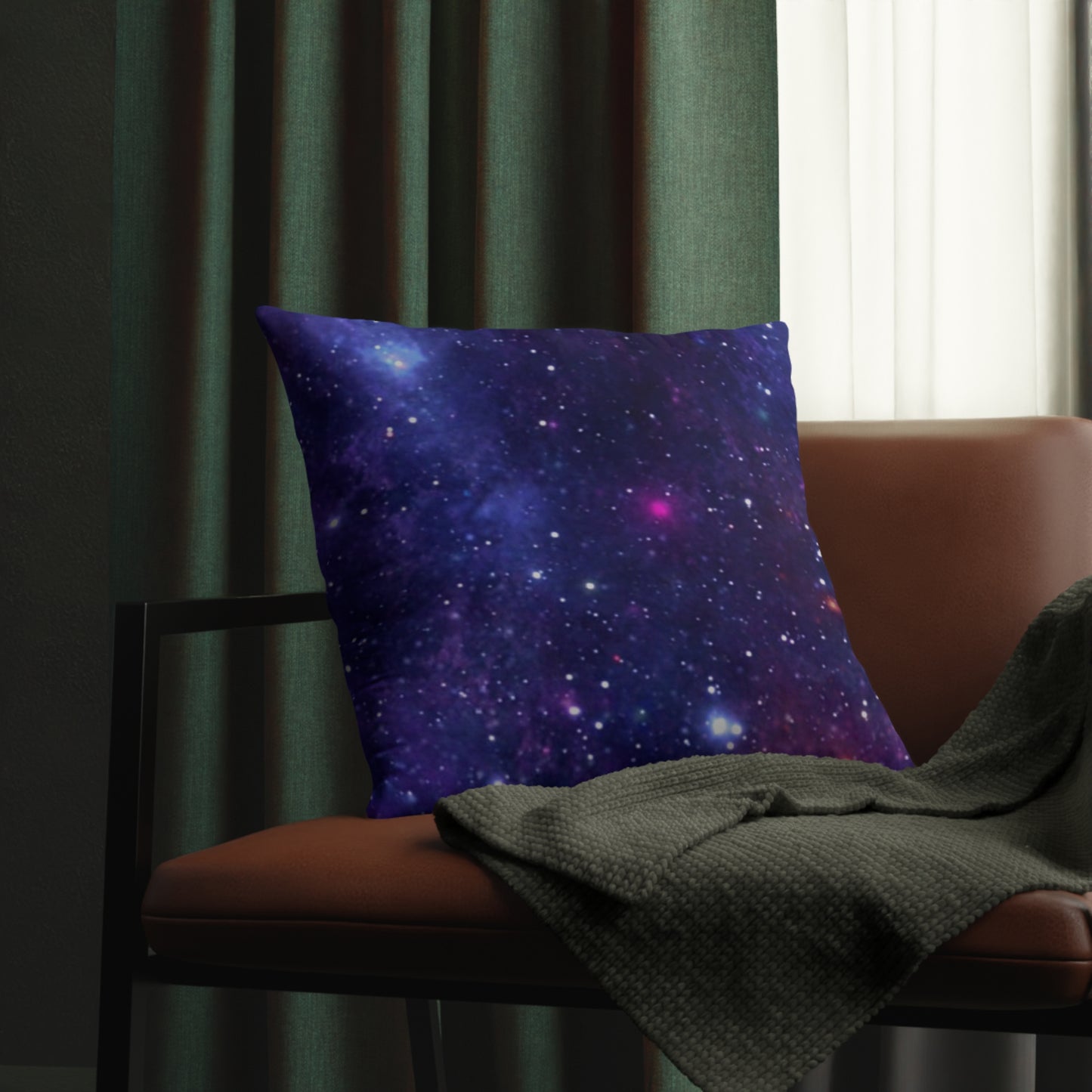 Purple Beyond the Stars Outer Space Out of this World Waterproof Pillows