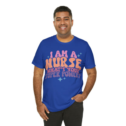 Comfy and Stylish Bella+Canva 3001 Nurse T-Shirt: Perfect Gift for Professionals & Nursing Students, Soft Fabric, Various Sizes Available