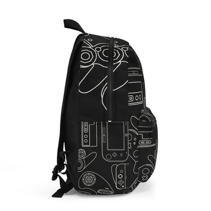 Black Gaming Controller Backpack