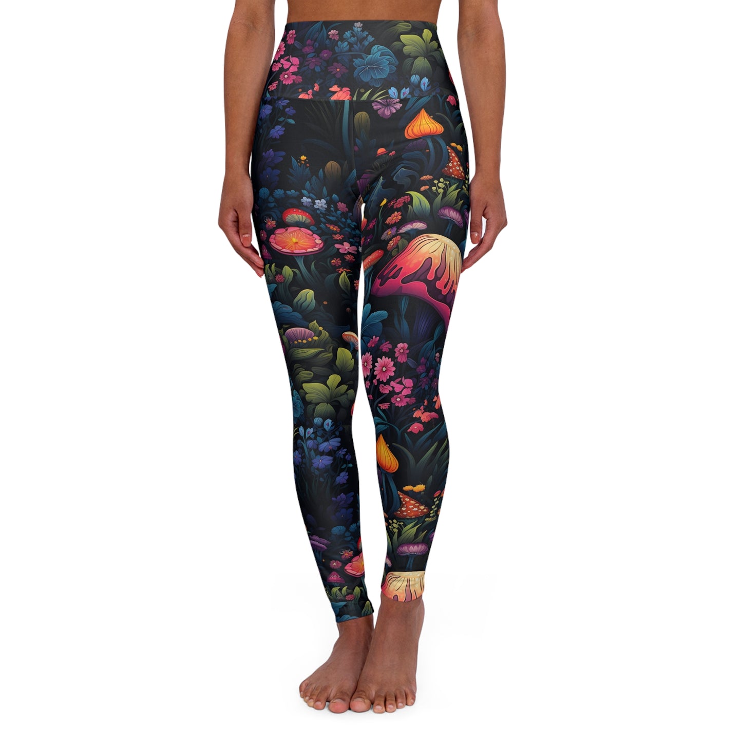 Fairy Tale Magical Forest High Waisted Yoga Leggings (AOP)