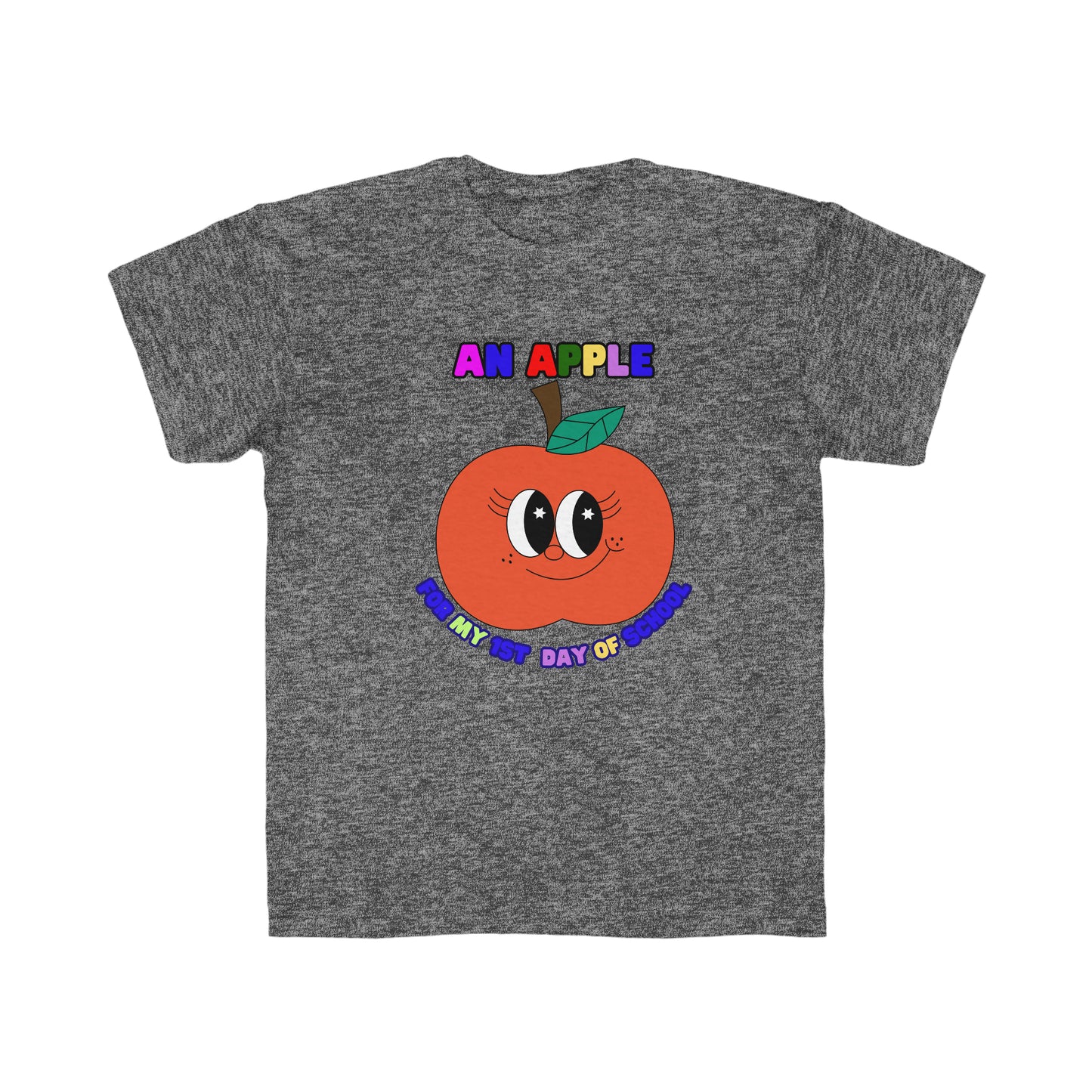 An Apple for my 1st day of School Kids Regular Fit Tee