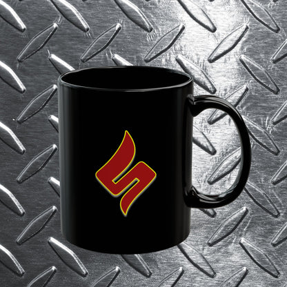 The Upshot of the Downshot Is 11 Oz or 15 Oz Black Mug