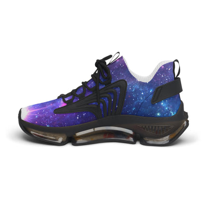 Purple Beyond the Stars Outer Space Out of this World Women's Mesh Sneakers